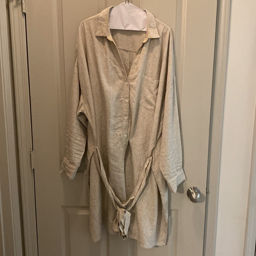 ASOS Linen Dress - Picture 5 of 5